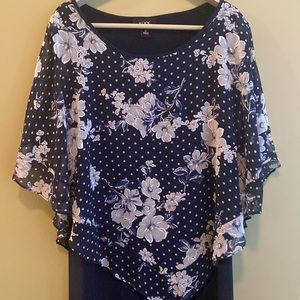 ALYX Floral and Polkadot Overlay Dress